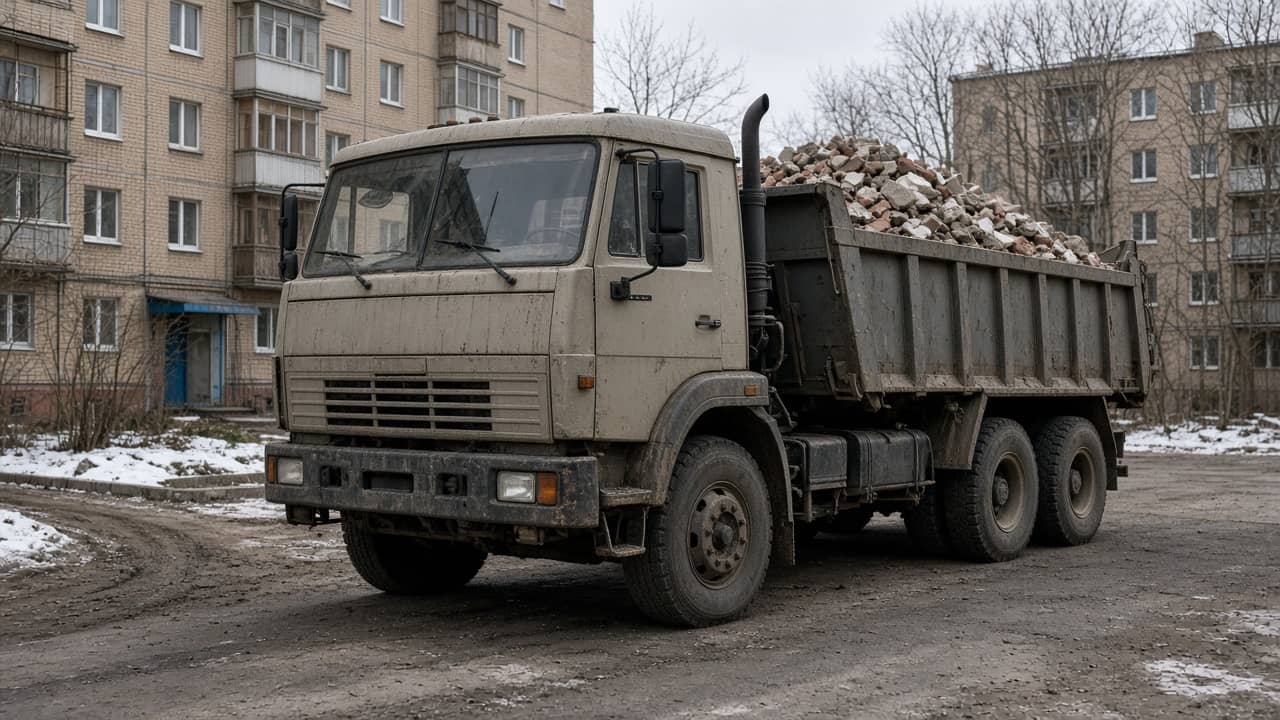 КамАЗ для вывоза мусора в Курске