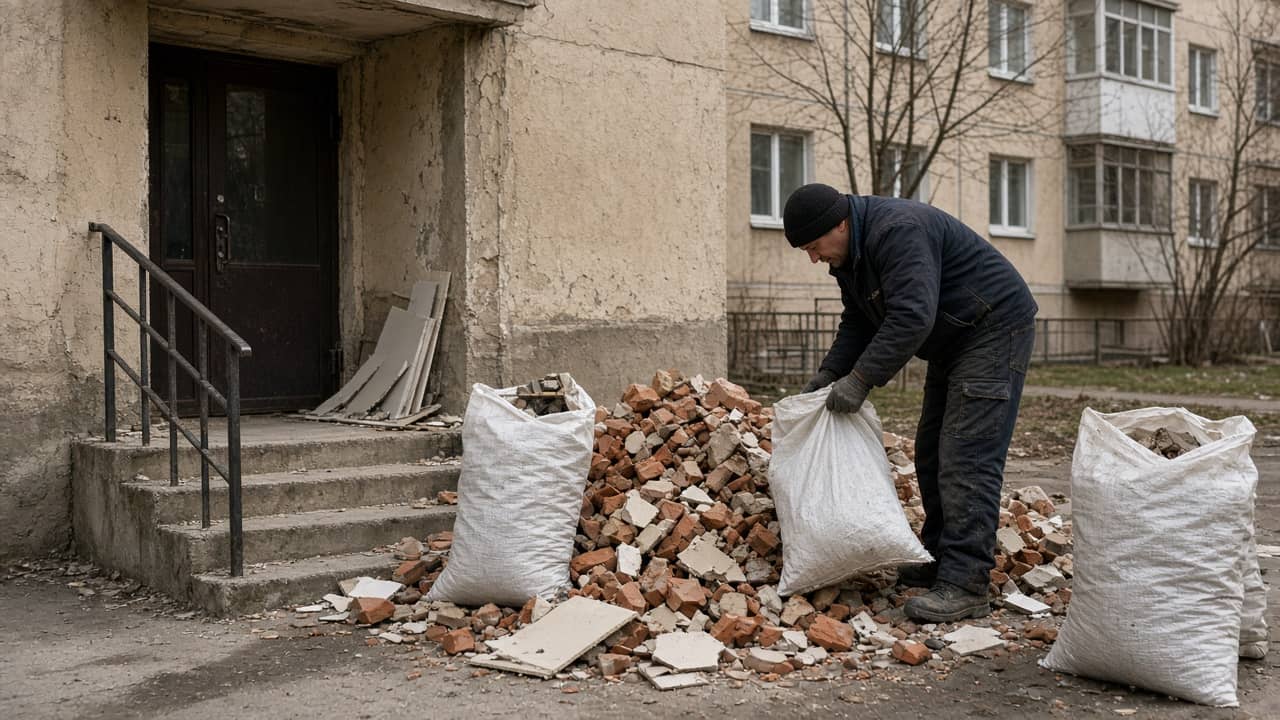 Вывоз строительного мусора в Курске